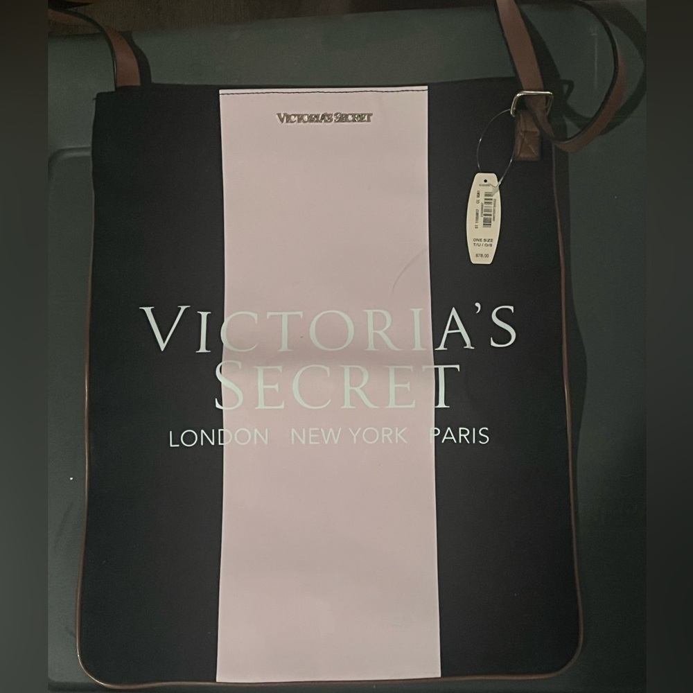 Victoria's Secret Black and Pink Tote